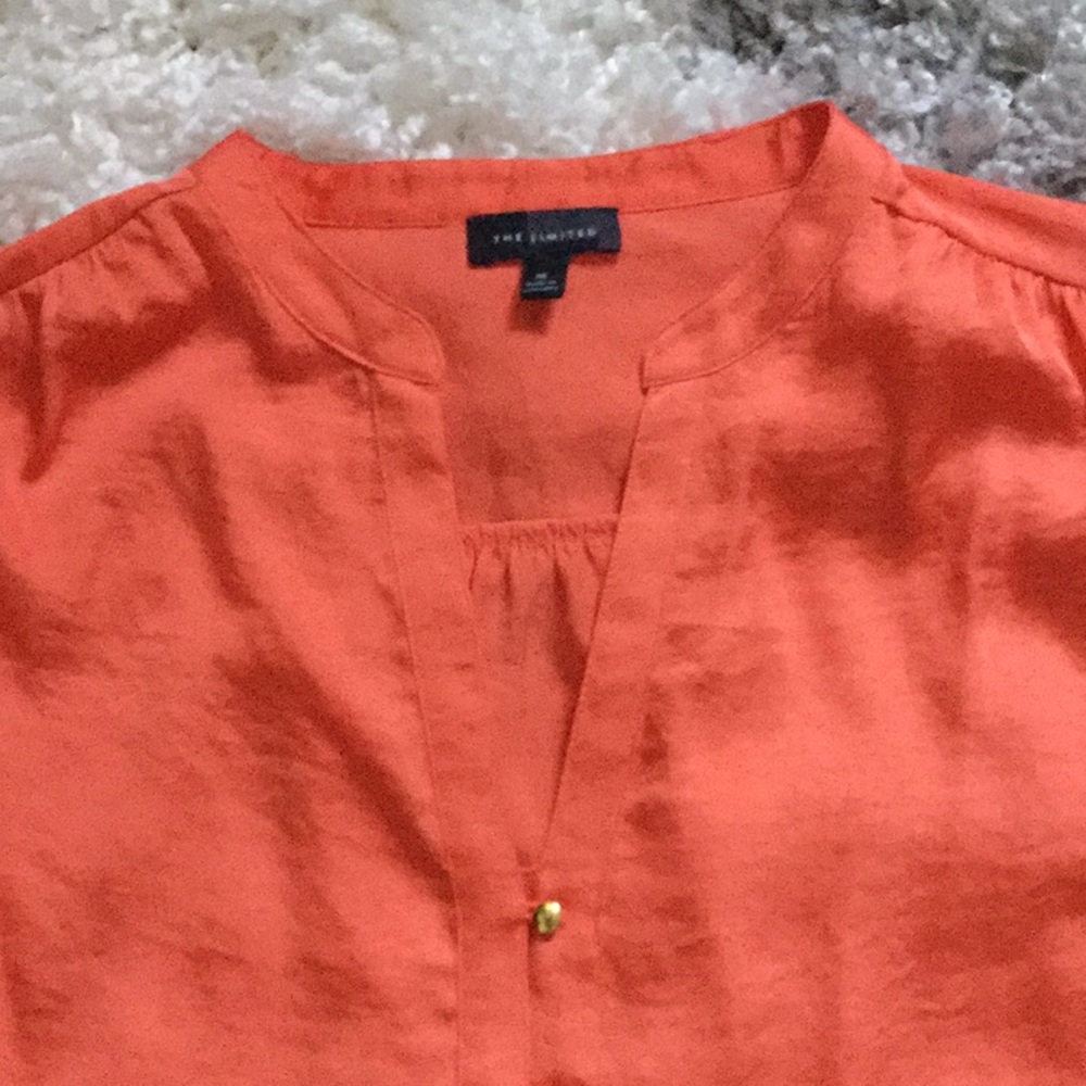 The Limited Orange Blouse - Picture 2 of 7